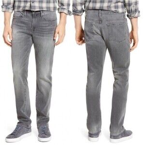 Frame Denim L'Homme Slim Jeans 32x31 Arthur Style LMH146 Faded Gray Garage